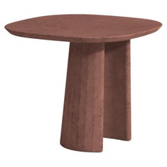21st Century Studio Irvine Concrete Coffee Side Table Red Cement Mod.I