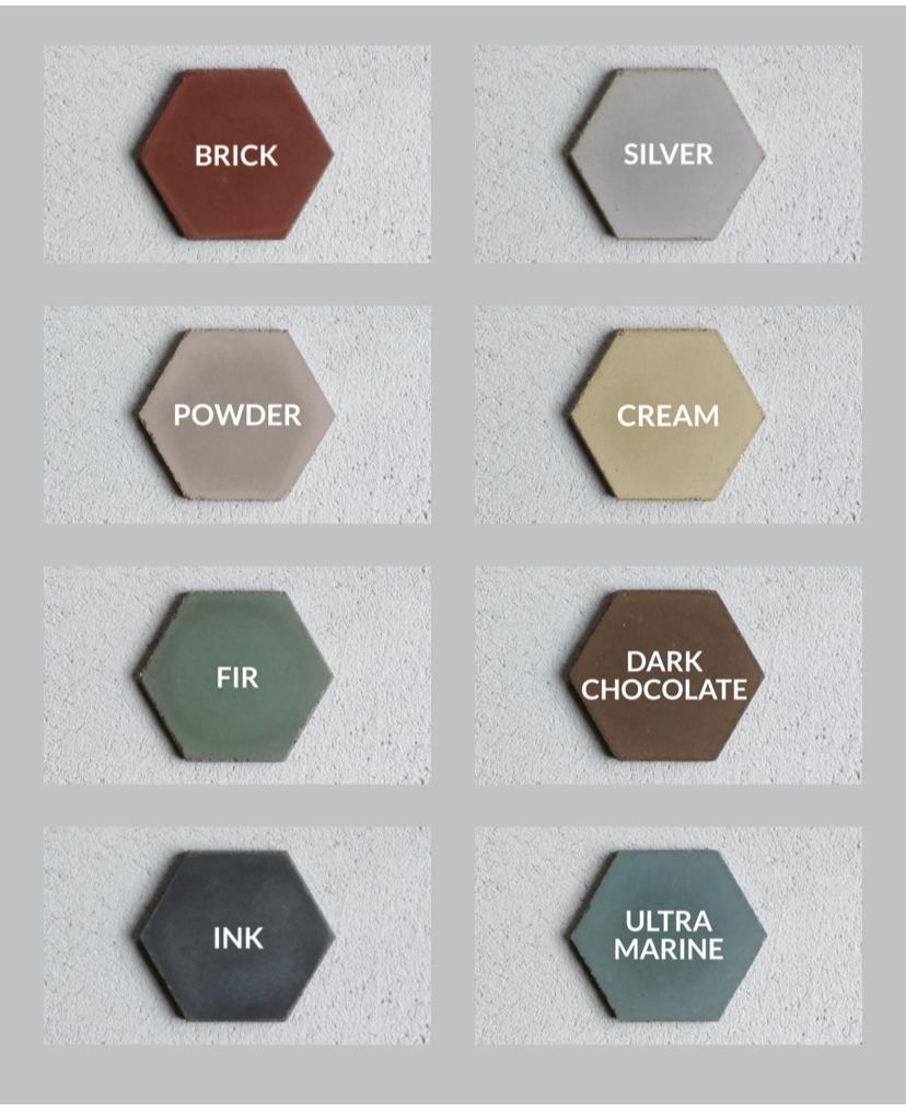 Rechteckiger Zementtisch Concrete Powder Color, Studio Irvine Fusto, 21. Jahrhundert im Angebot 3