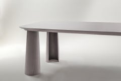 21st Century Studio Irvine Fusto Rectangular Cement Table Concrete Powder Color