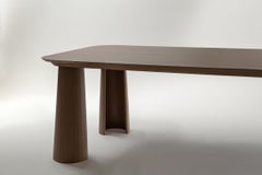 21st Century Studio Irvine Fusto Rectangular Dining Table Brown Cement Color