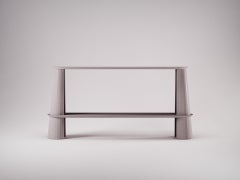 Studio Irvine Fusto, 21. Jahrhundert, Beistelltisch, Beton, Zement, Pulver, Beige, Beton