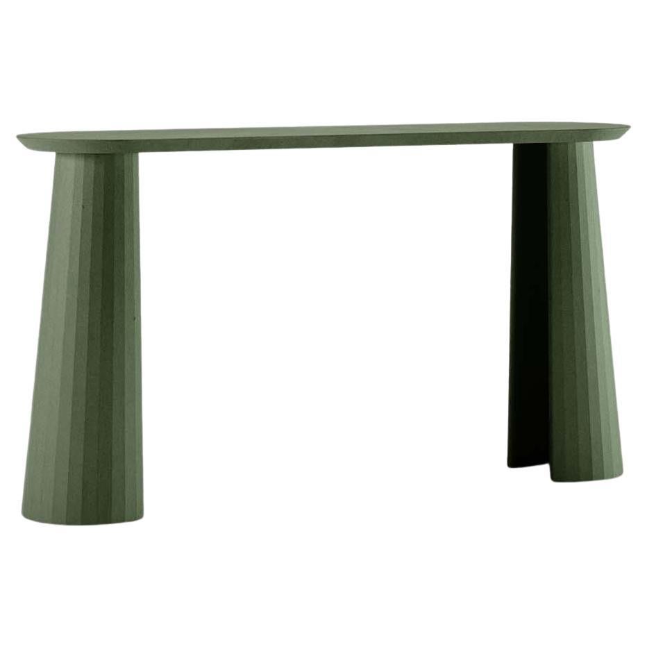 21st Century Studio Irvine Fusto Side Console Table Mod. I Concrete Green Cement For Sale