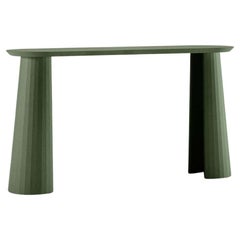 21st Century Studio Irvine Fusto Side Console Table Mod. I Concrete Green Cement