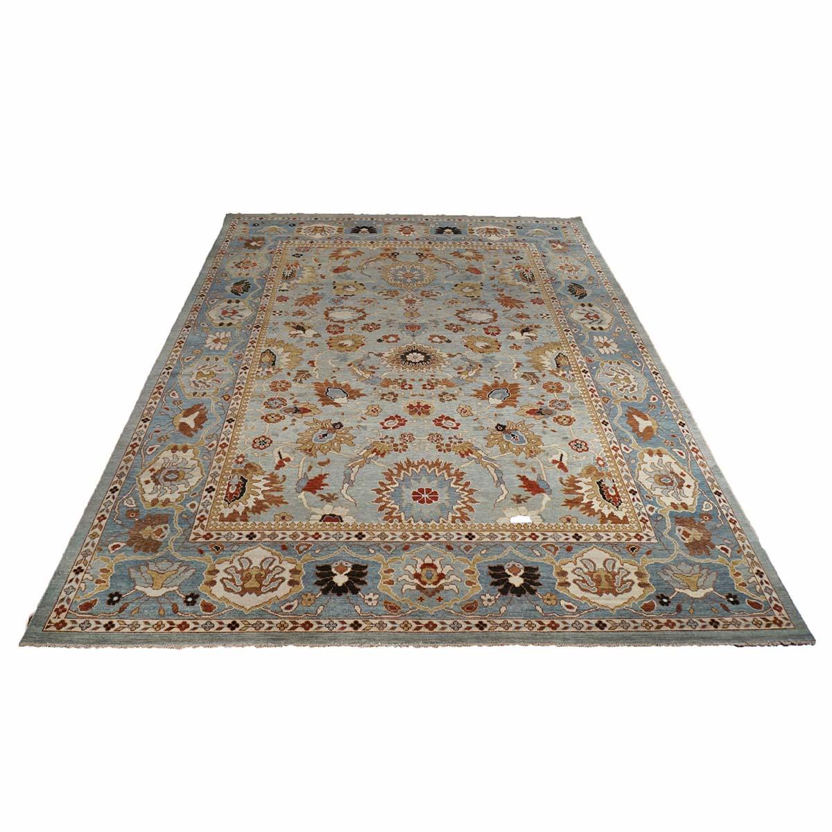 Ashly Fine Rugs presents an antique recreation of an original Persian Sultanabad Handmade Area Rug. Part of our own previous production, this antique recreation was thought of and created in-house and 100% handmade in Afghanistan by master weavers.