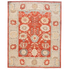 21st Century Sultanabad Contemporary wool Rug
