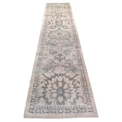 21st Century Sultanabad Master 3x14 Light Grey 
Slate Hallway Runner Rug