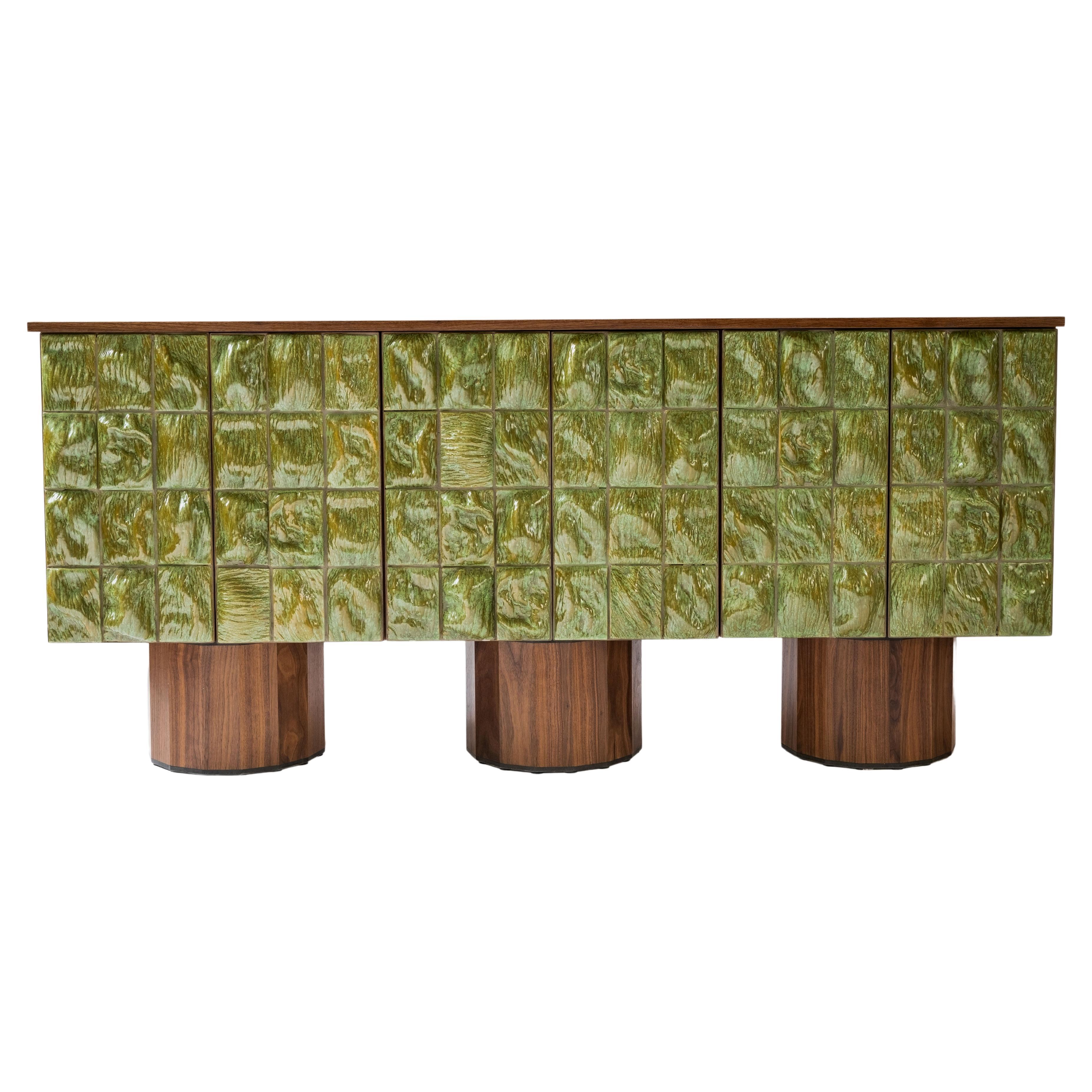 21st Century "Surfaced Cabinet Moss" by Rem Atelier, Netherlands For Sale