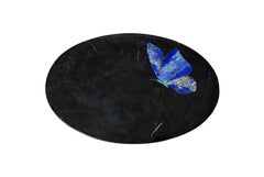 21st Century Tableware Pietra Dura Inlay Marble Semi Precious Cloissonné Black