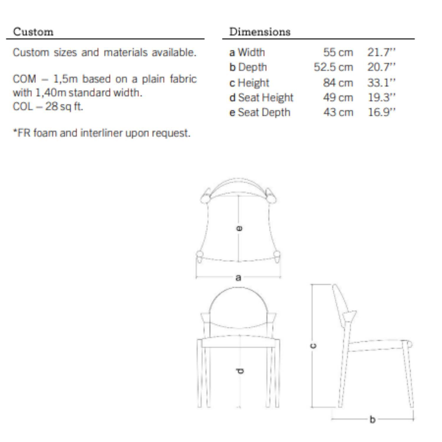 Tanoco Kleiner Stuhl, 21. Jahrhundert, Satiniertes Mutenye-Holz, von Duistt im Angebot 2