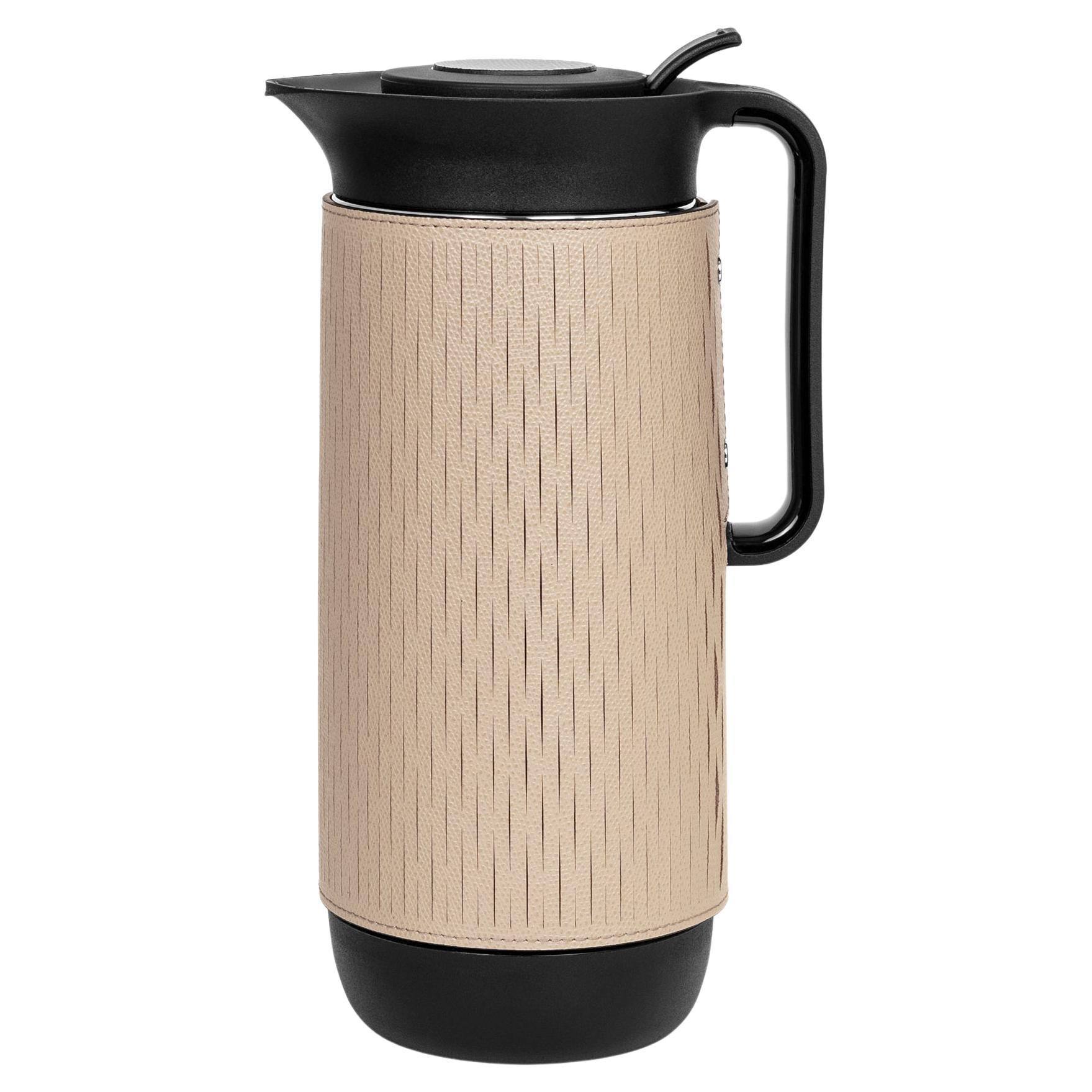 21st Century Thermal Carafe Mocha with Taupe Cover for Coffee Service