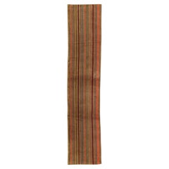 21st Century Tibetan Striped Small Runner by Galerie Shabab