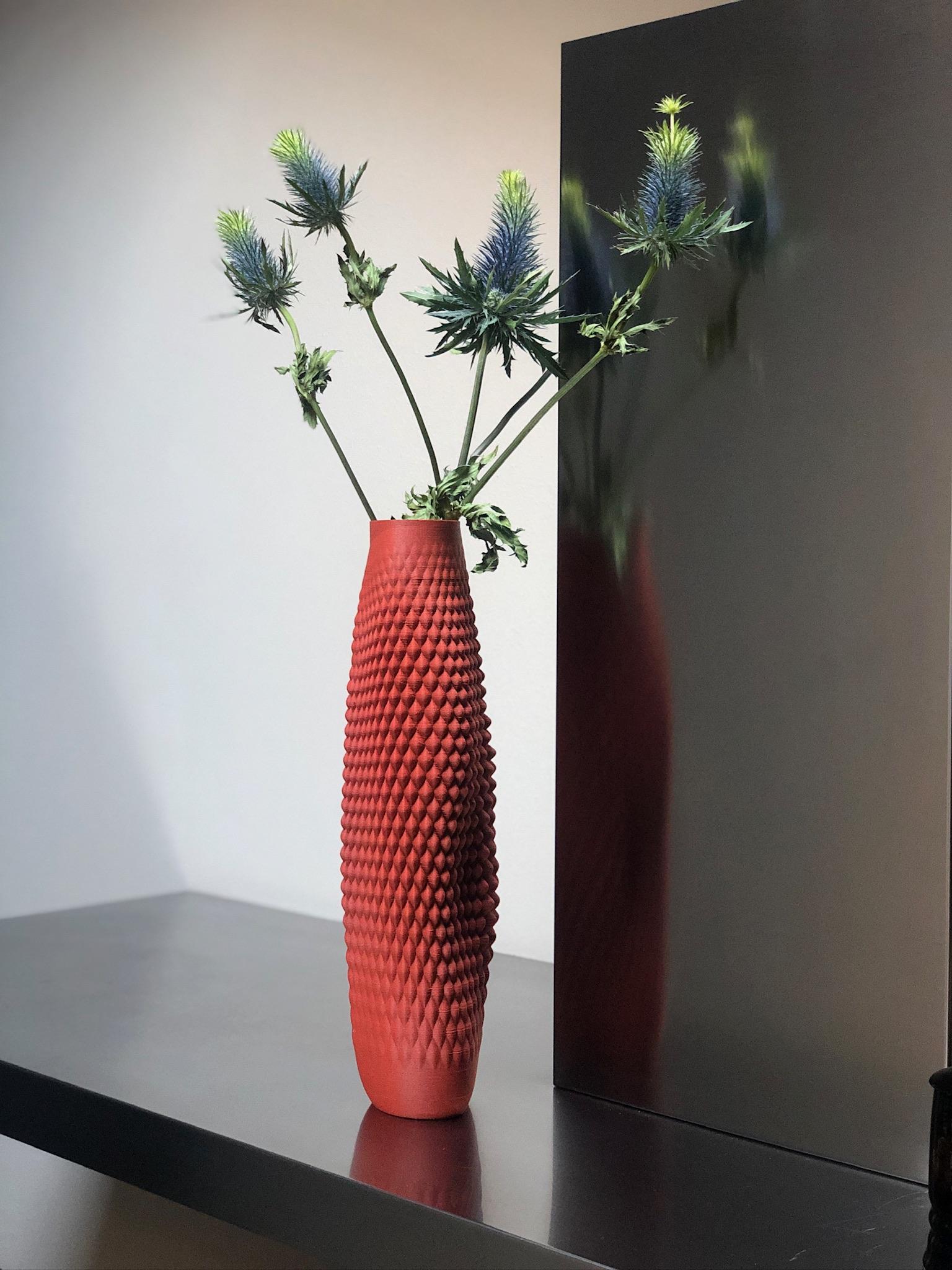 Vaso India in plastica bio e buccia di pomodoro del XXI secolo, fatto a mano, Italia in vendita 2