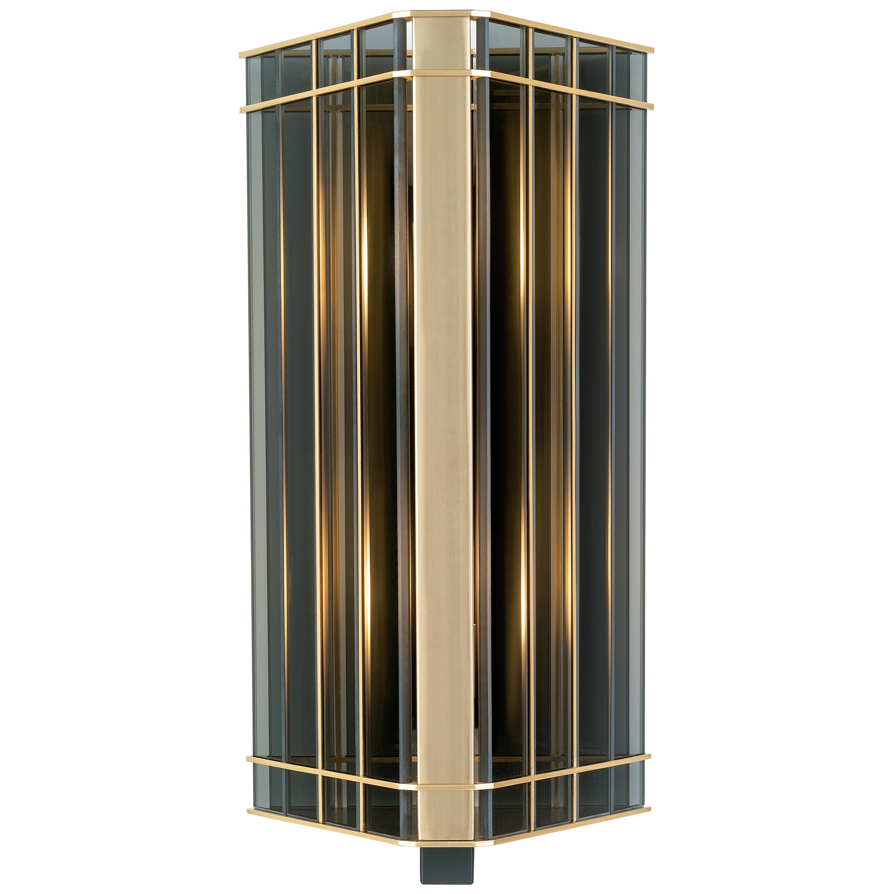 TOP GLASS Wall Lamp 623-GK-X by OFFICINA LUCE For Sale