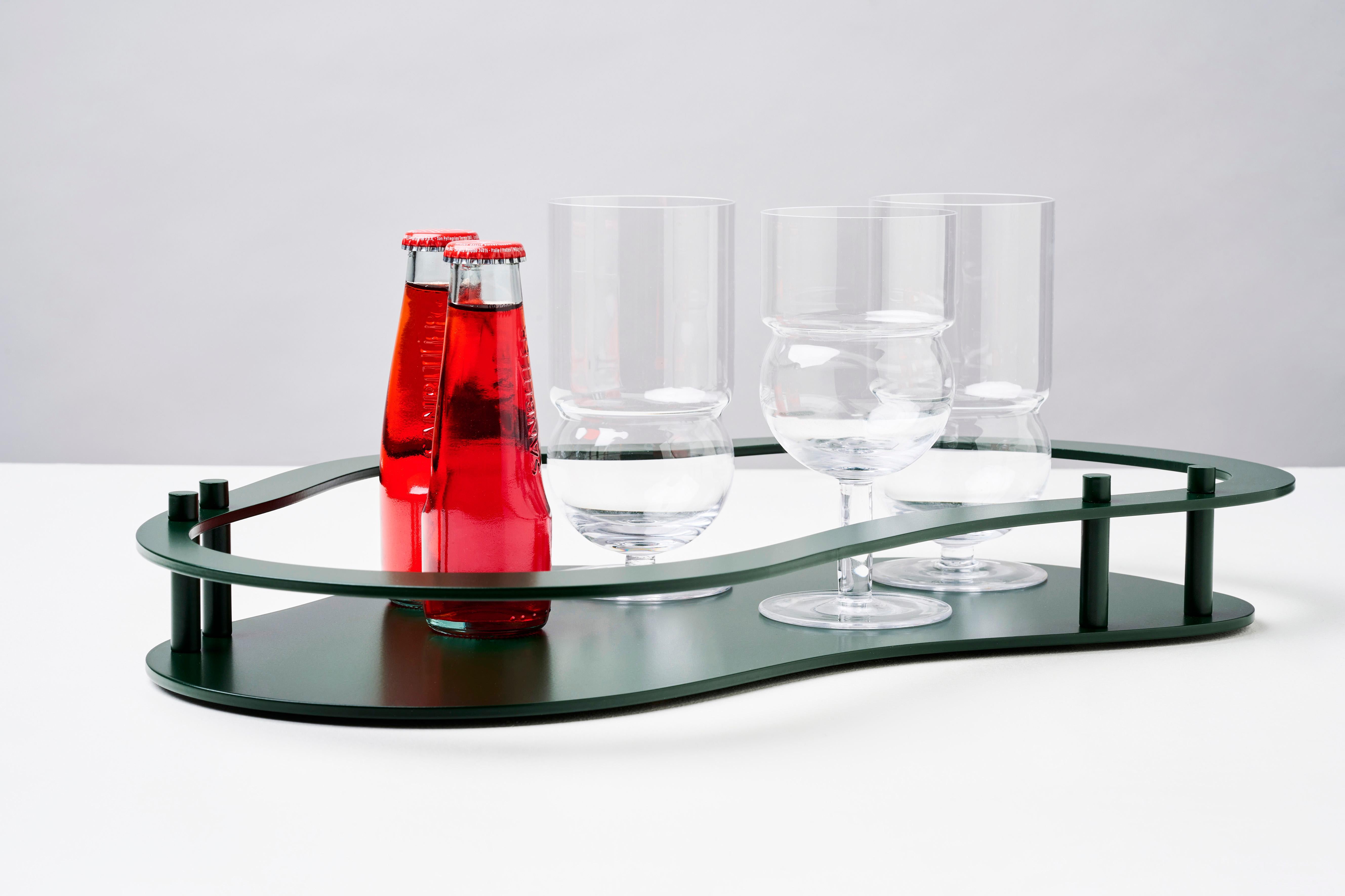 Contemporary 21st Century Tray Handcrafted in  Italy by Atelier Ferraro For Sale