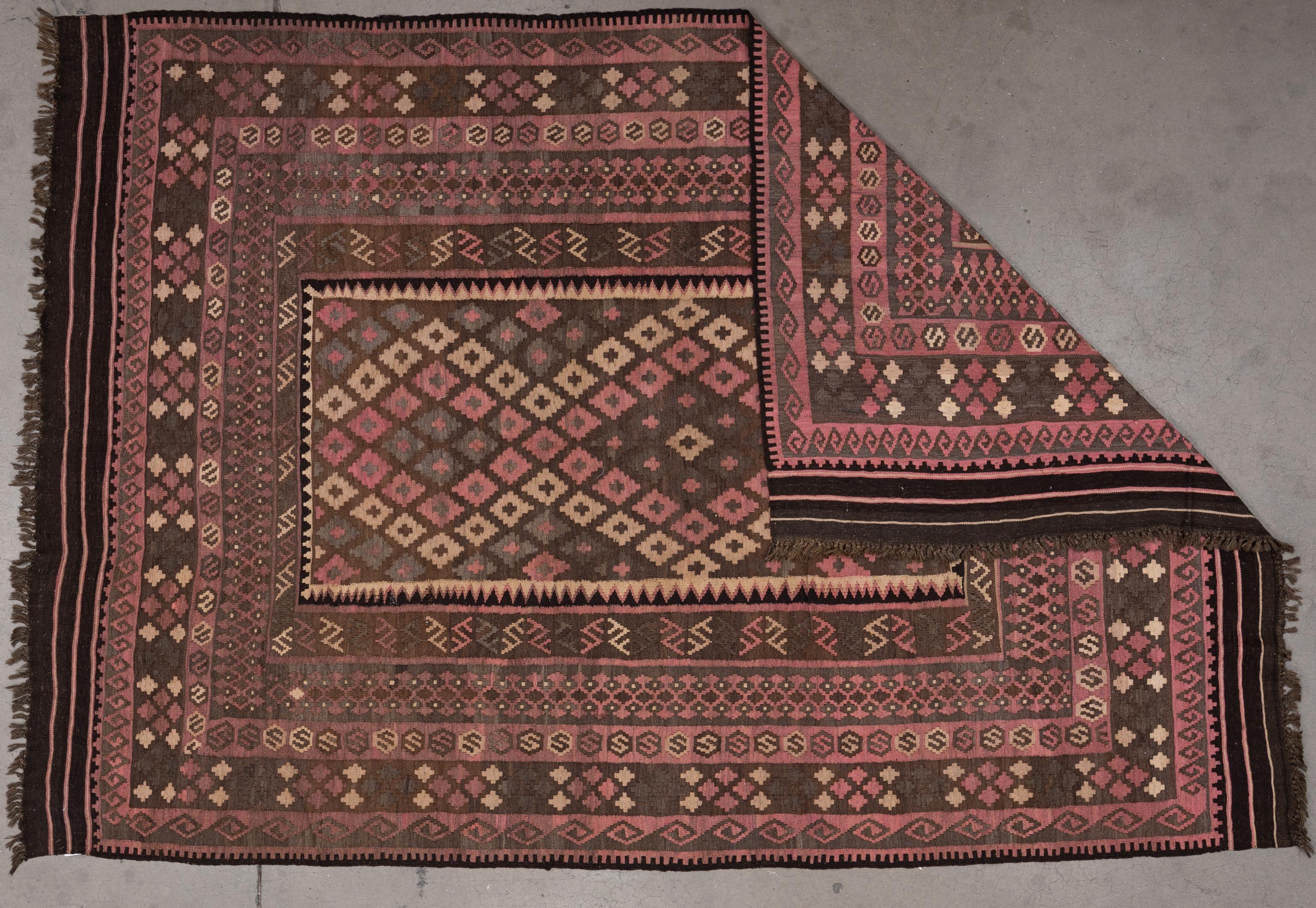 Stammes-Kilim des 21. Jahrhunderts (Indisch) im Angebot