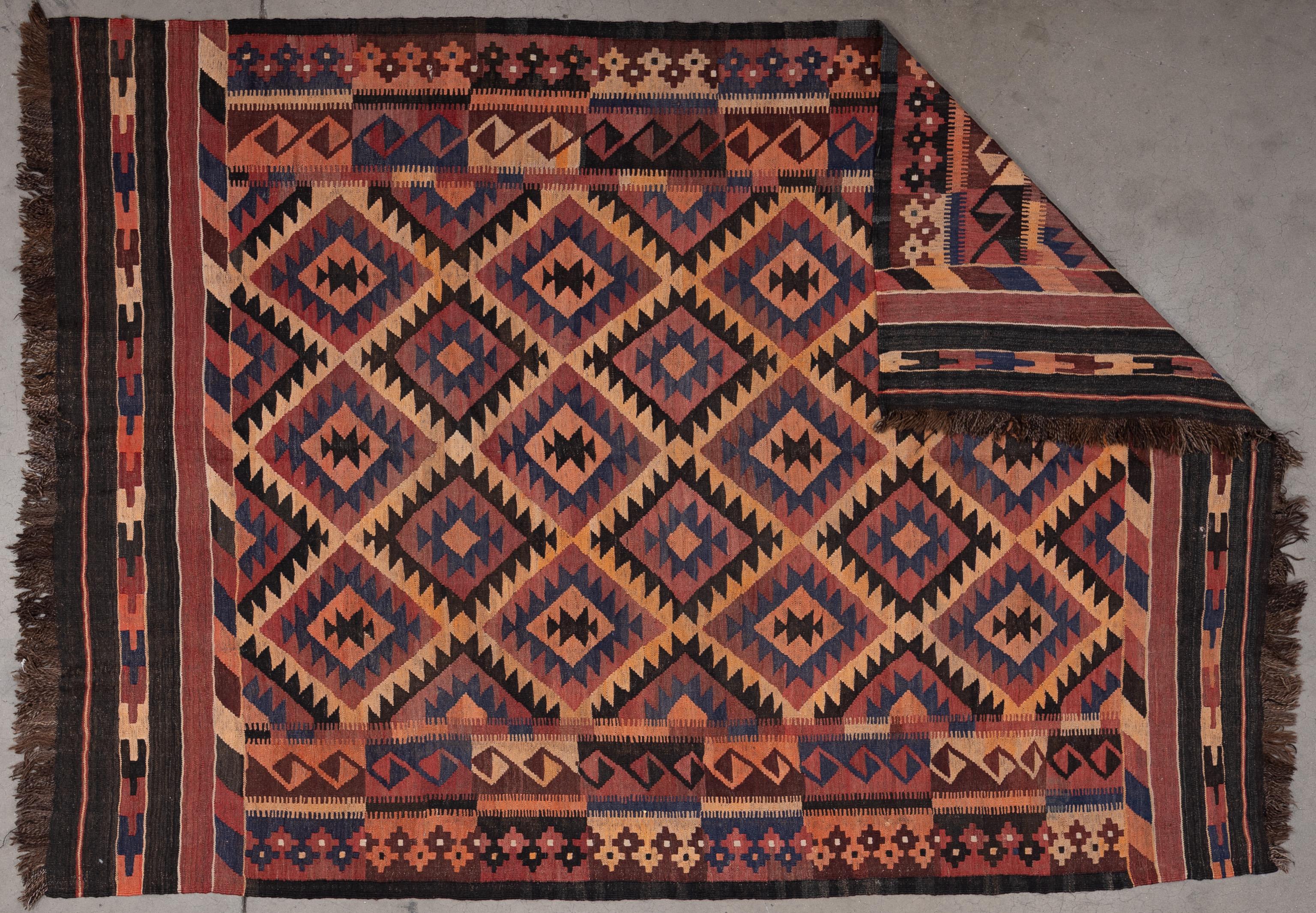 Stammes-Kilim des 21. Jahrhunderts (Indisch) im Angebot