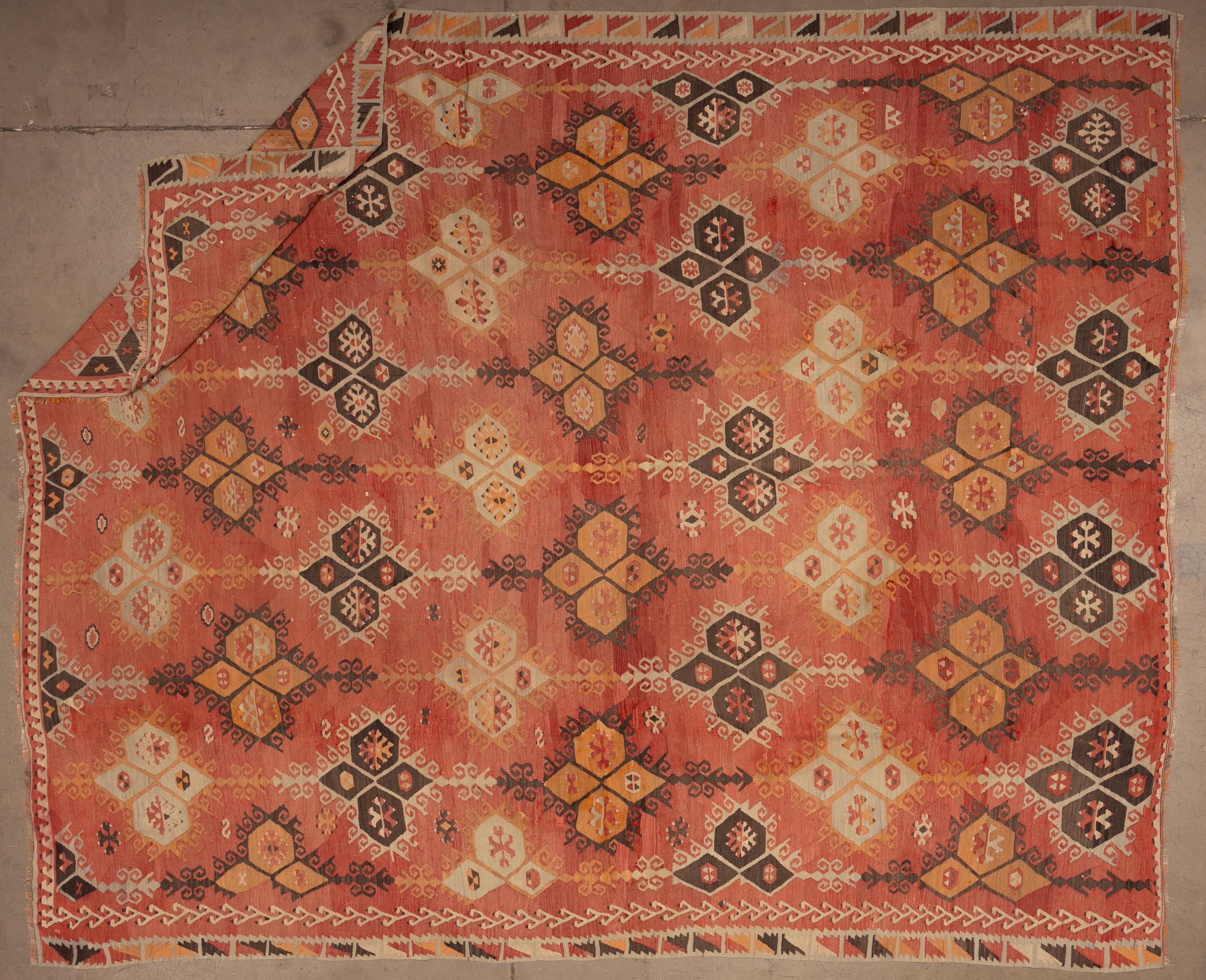 Tissé à la main Kilim tribal du 21e siècle en vente