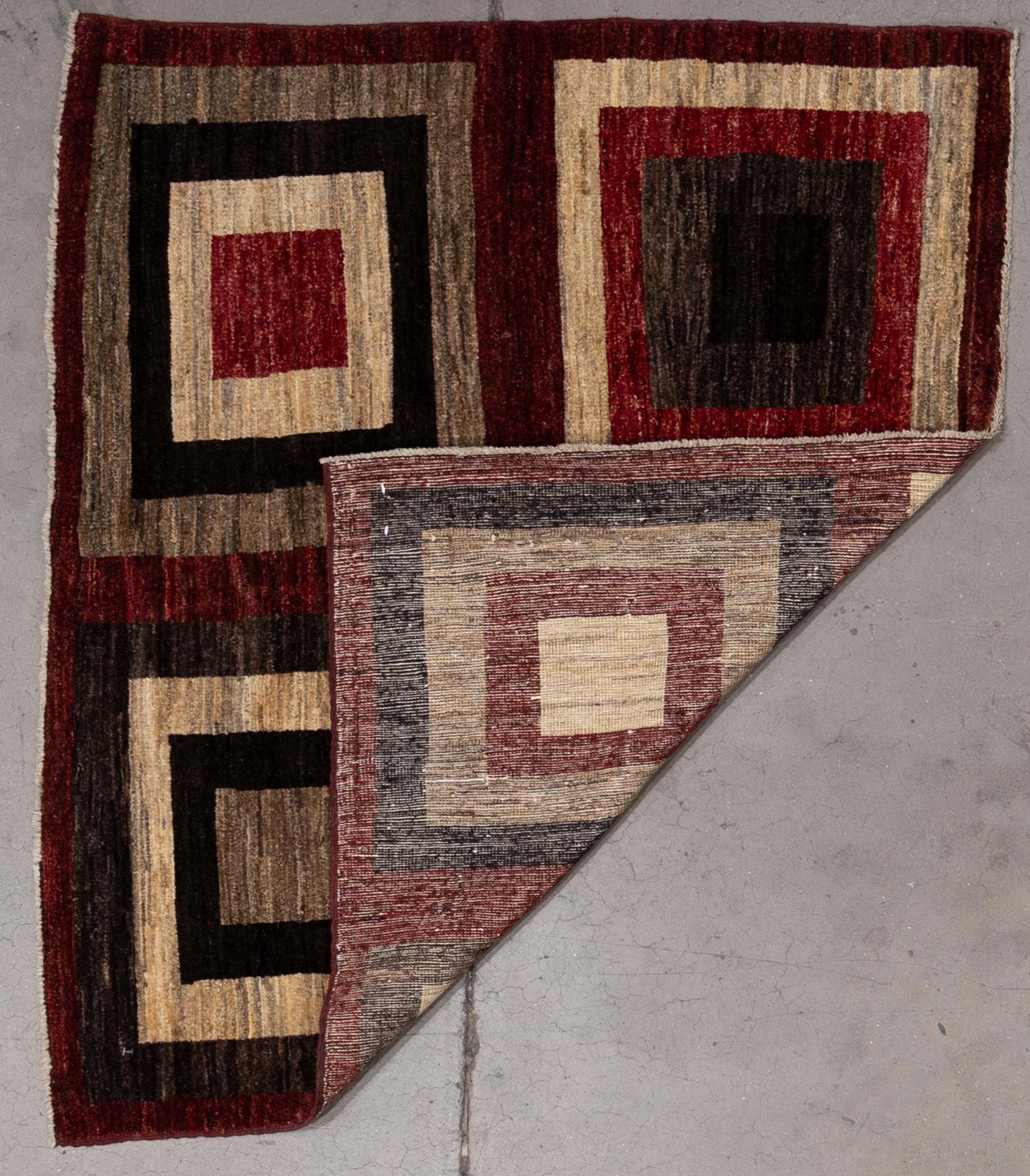 Hand-Woven 21st Century Tribal Rug For Sale