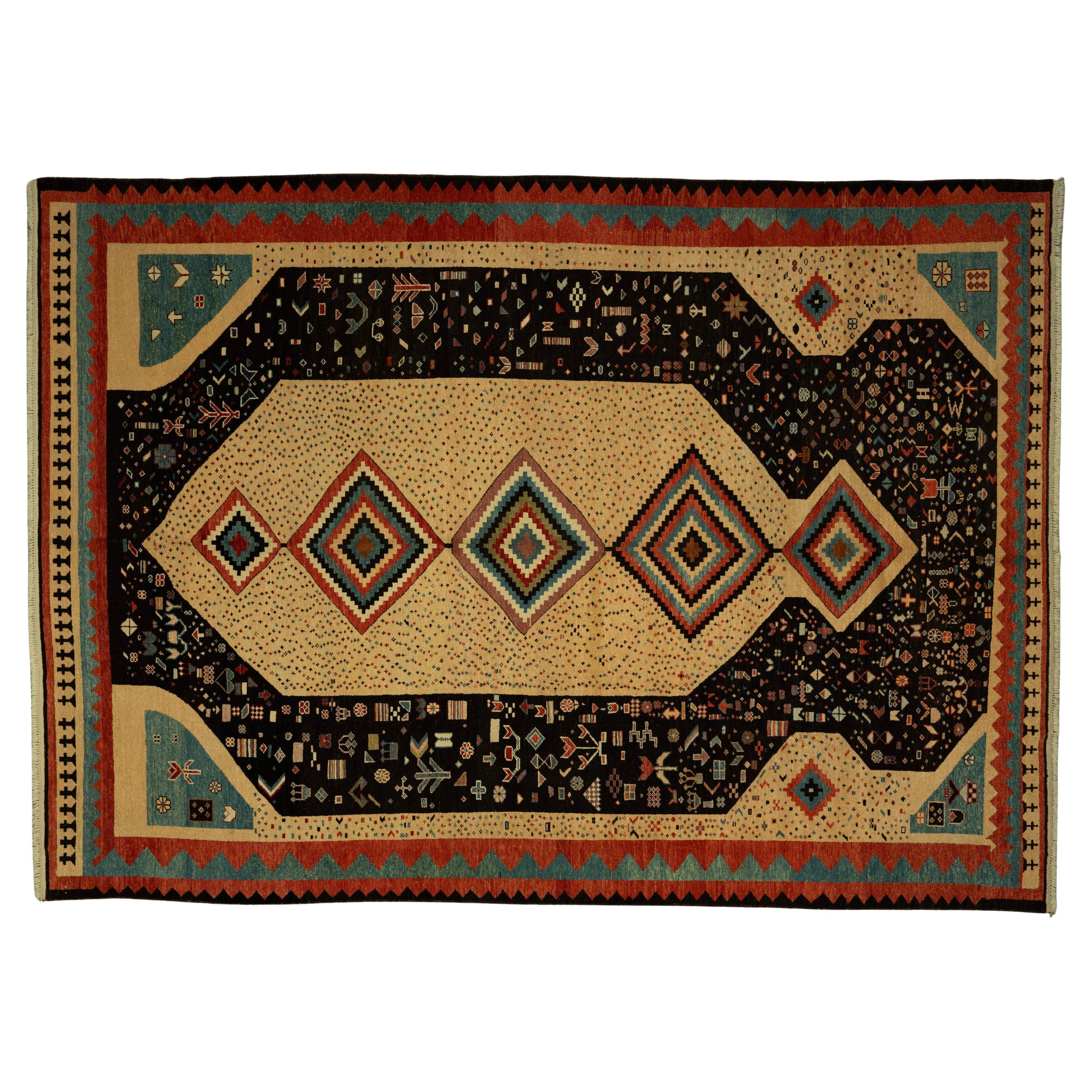 Alfombra tribal del siglo XXI
