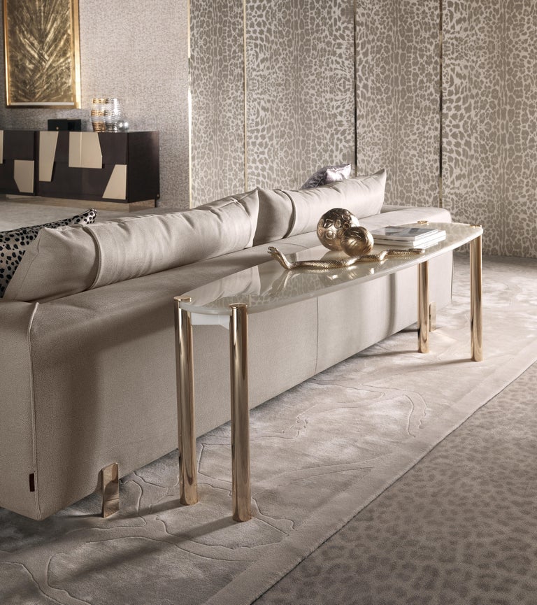 Roberto Cavalli Console Zebra Console Table – Lugar Nefertiti