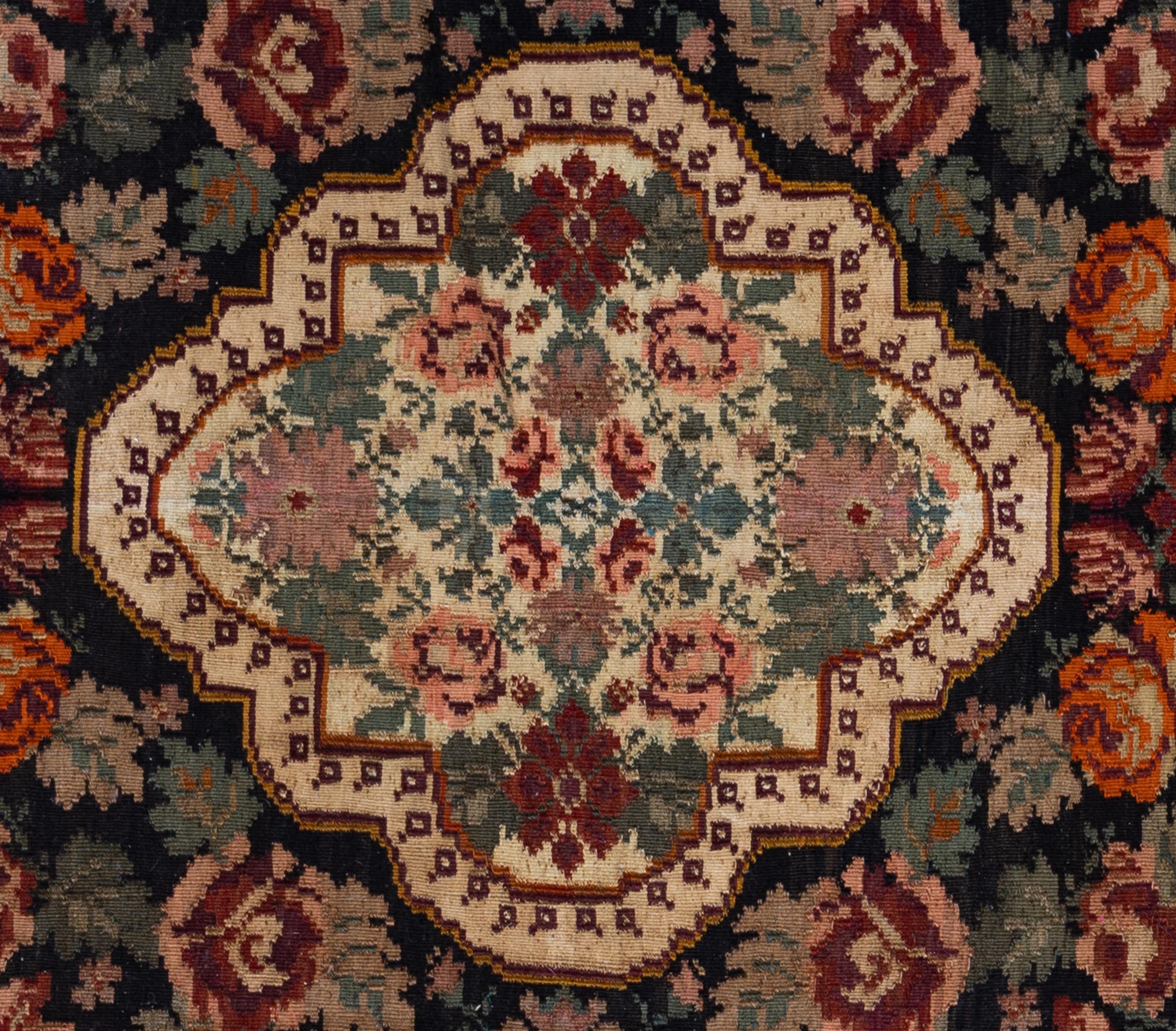 A Bessarabian Turkish rug is a stunning example of craftsmanship that blends traditional Turkish weaving techniques with the unique regional style of Bessarabia, a historical area that once spanned parts of modern-day Moldova and Ukraine.