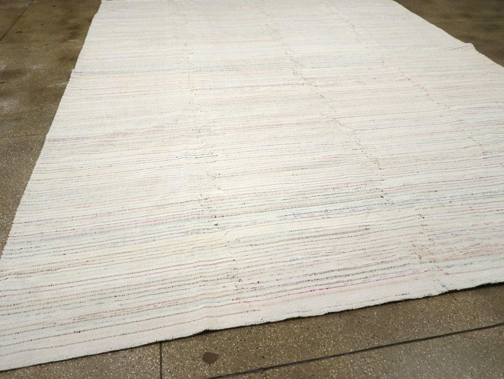 XXI secolo e contemporaneo Tappeto turco a trama piatta Kilim del 21° secolo, dimensioni della stanza in vendita
