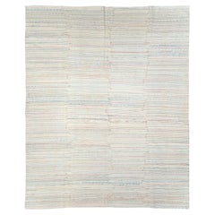Tapis Kilim turc du 21e siècle à tissage plat, taille de pièce