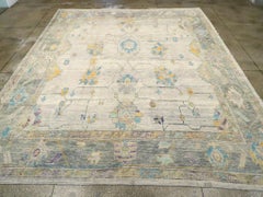 21st Century Turkish Oushak Large Room Size Carpet by Galerie Shabab