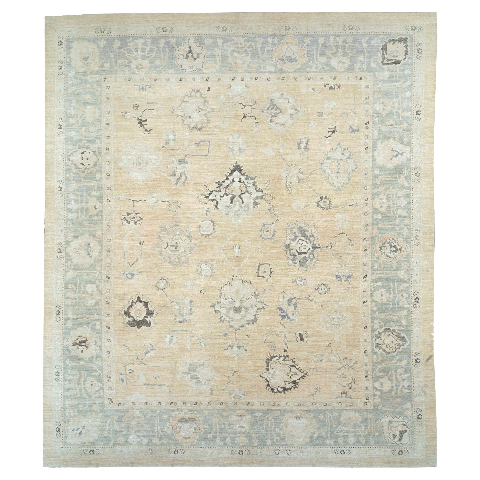 21st Century Turkish Oushak Oversize Carpet