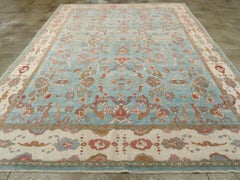 21st Century Turkish Oushak Room Size Carpet by Galerie Shabab