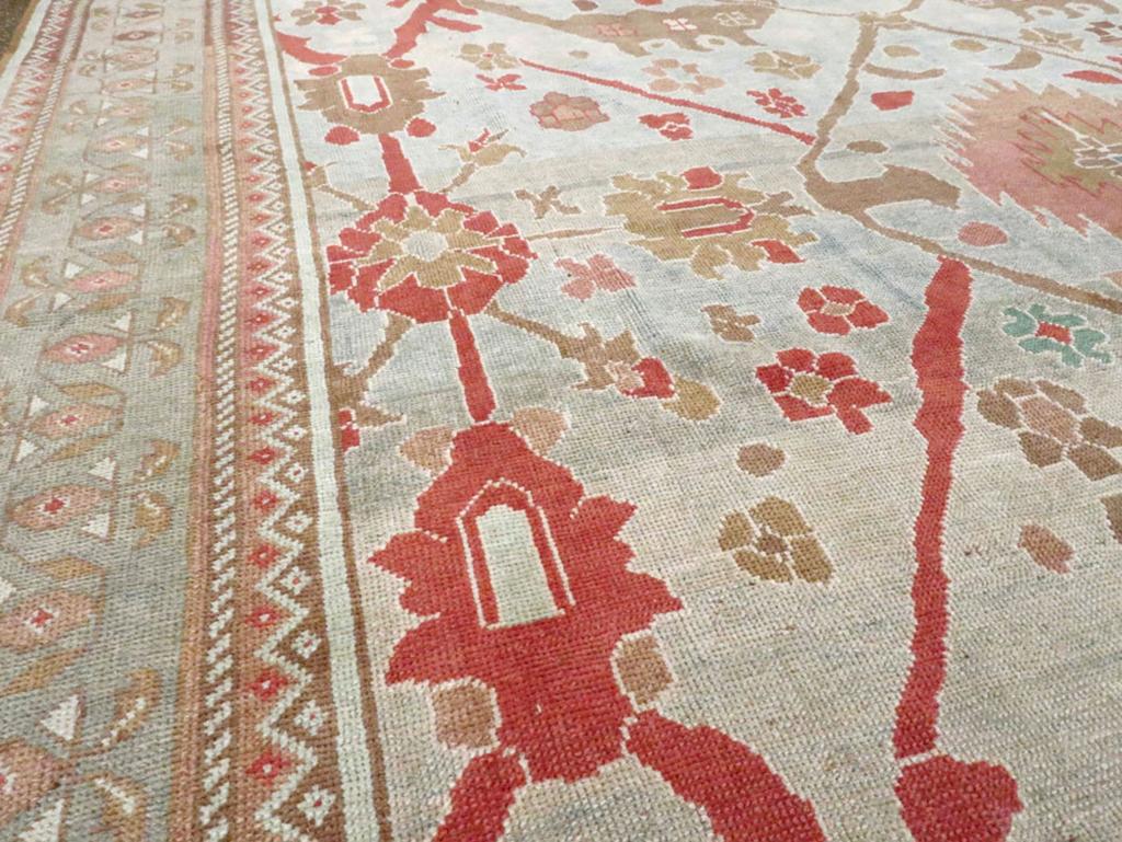 Türkischer Oushak-Teppich in Zimmergröße des 21. Jahrhunderts (Handgeknüpft) im Angebot