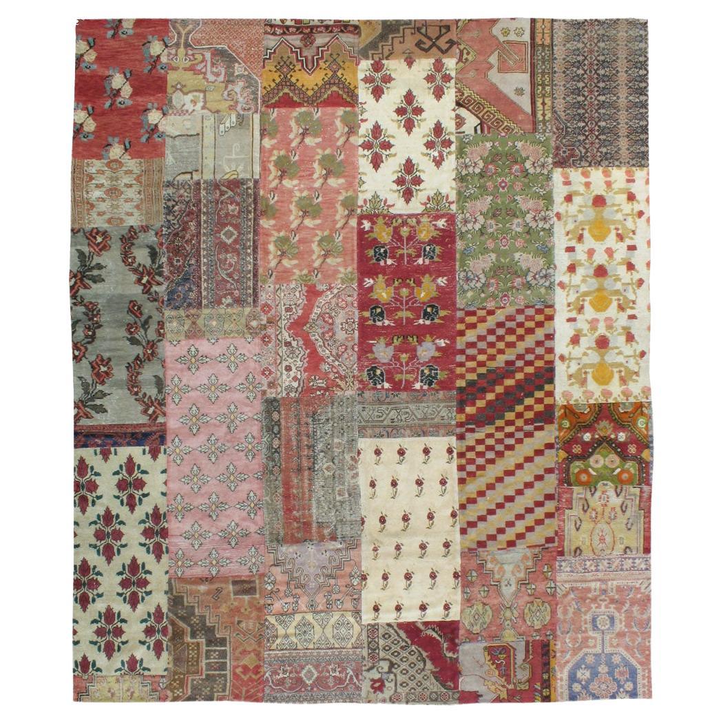 Tappeto Patchwork turco del 21° secolo per la stanza