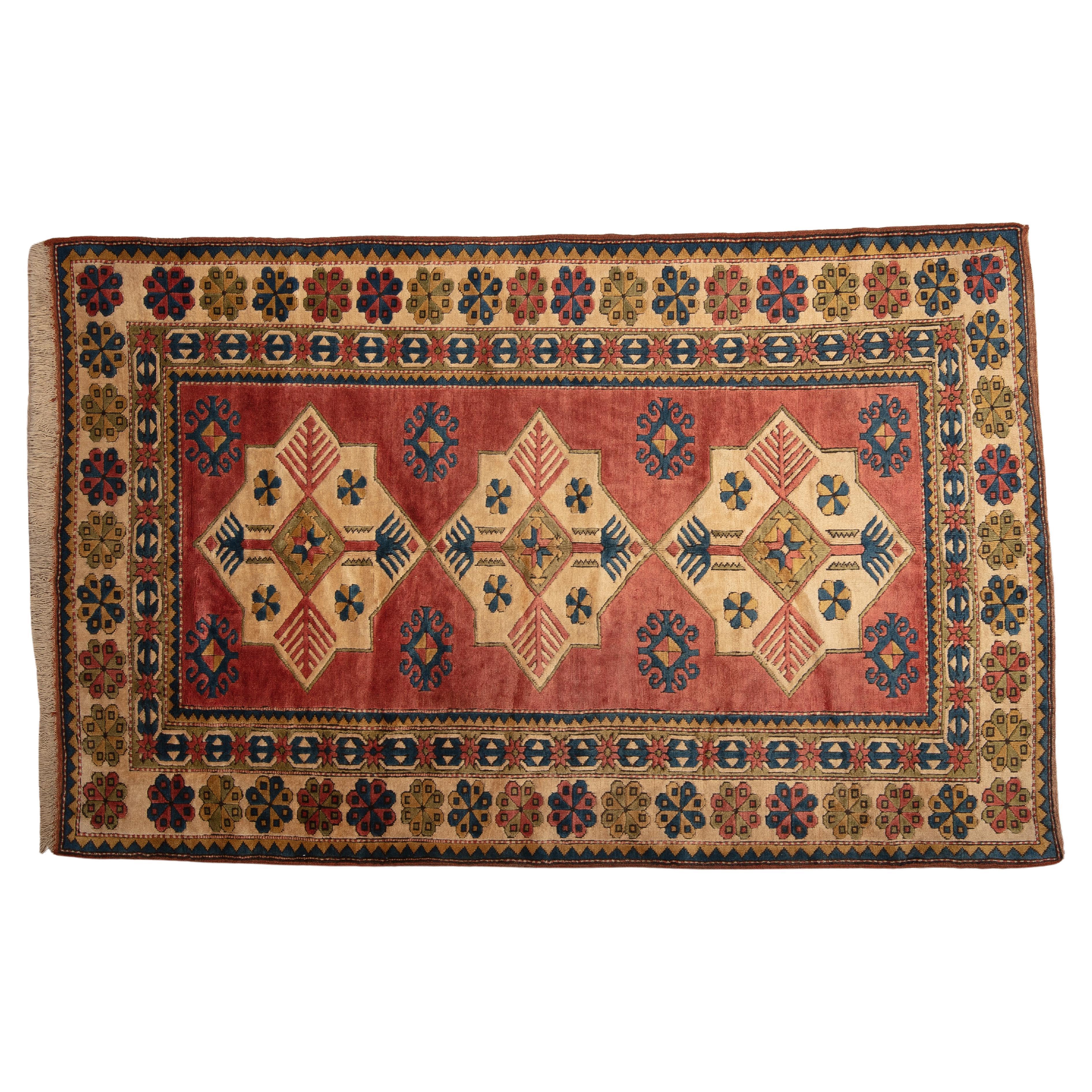 21st Century Turkish Tribal Rug