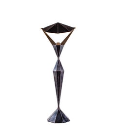 21st Century Unique Sculptural Lamp La Sirène Noire by Fantôme