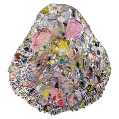 21st Century Untitled Shell by Laura Soto Acrilic, Resin, Glitter