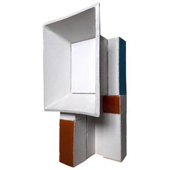 21st Century Uralito Modular by Formabesta Stoneware Glaze White Blue Red