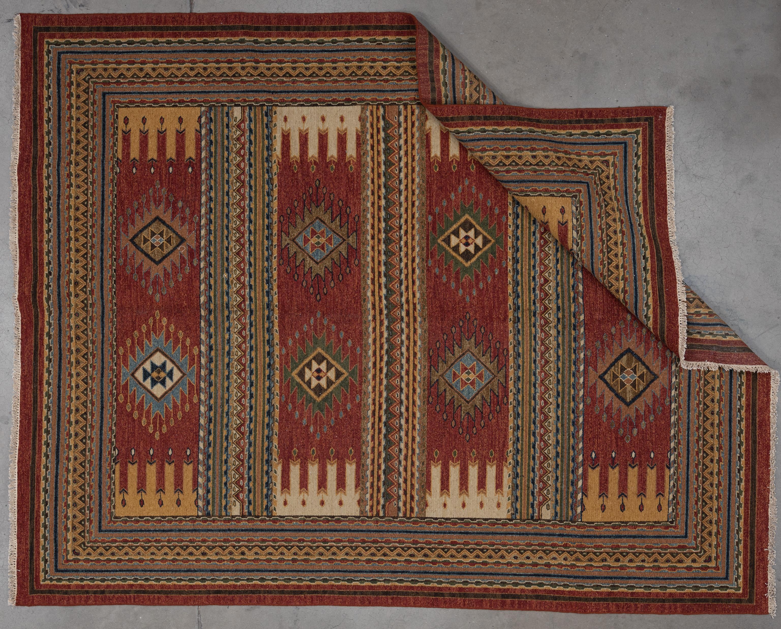 Tissé à la main Tapis ouzbek du 21e siècle en vente