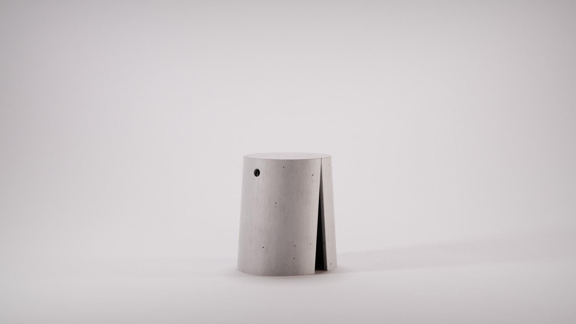 21. Jahrhundert Varco- Betonhocker entworfen von Ernesto Messineo für Forma&Cemento (Brutalismus) im Angebot