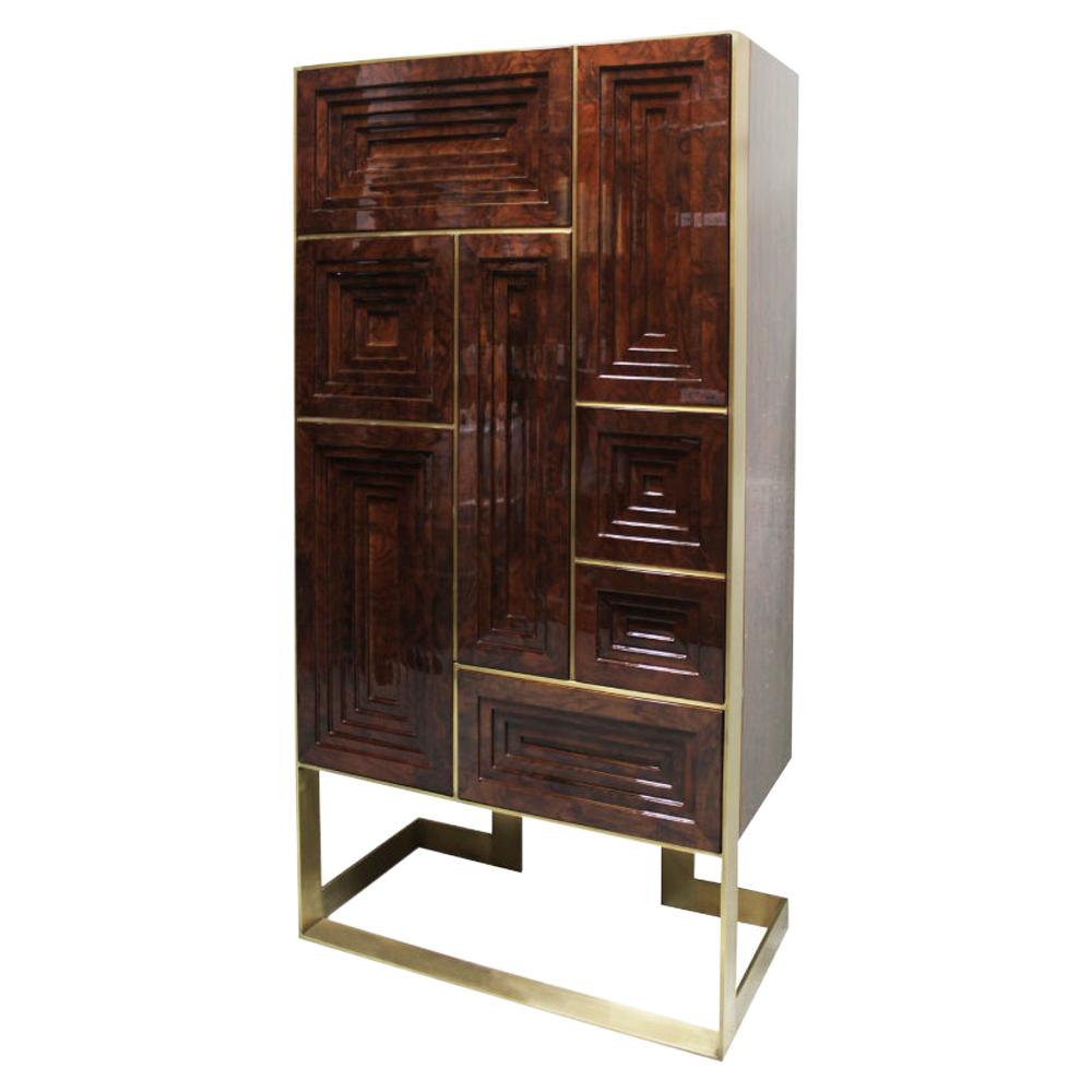 21st Century "Surfaced by Rem Atelier Ceramic Walnut Wood