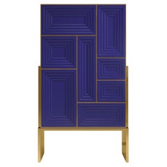 21st Century Venezia Cabinet Lacquered Wood Made in Portugal by Malabar