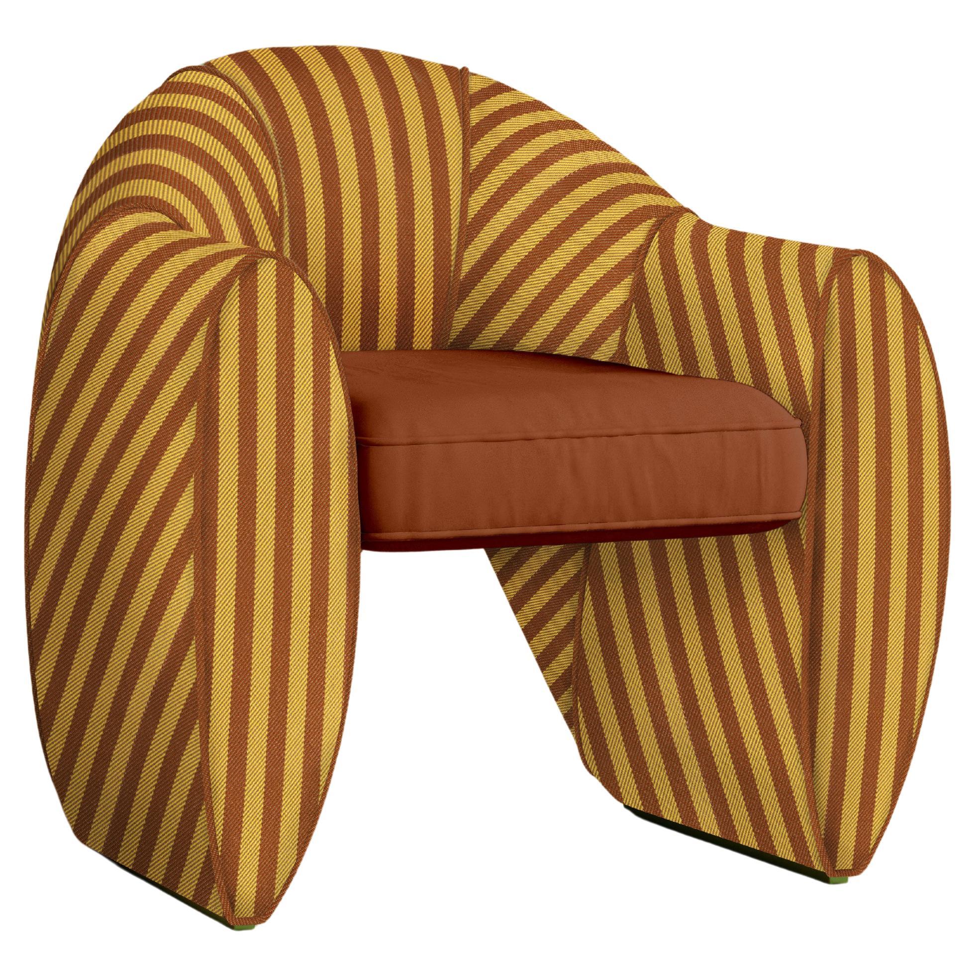 Chaise de salle à manger Viginti XX du 21e siècle en velours de coton fabriquée au Portugal par Malabar