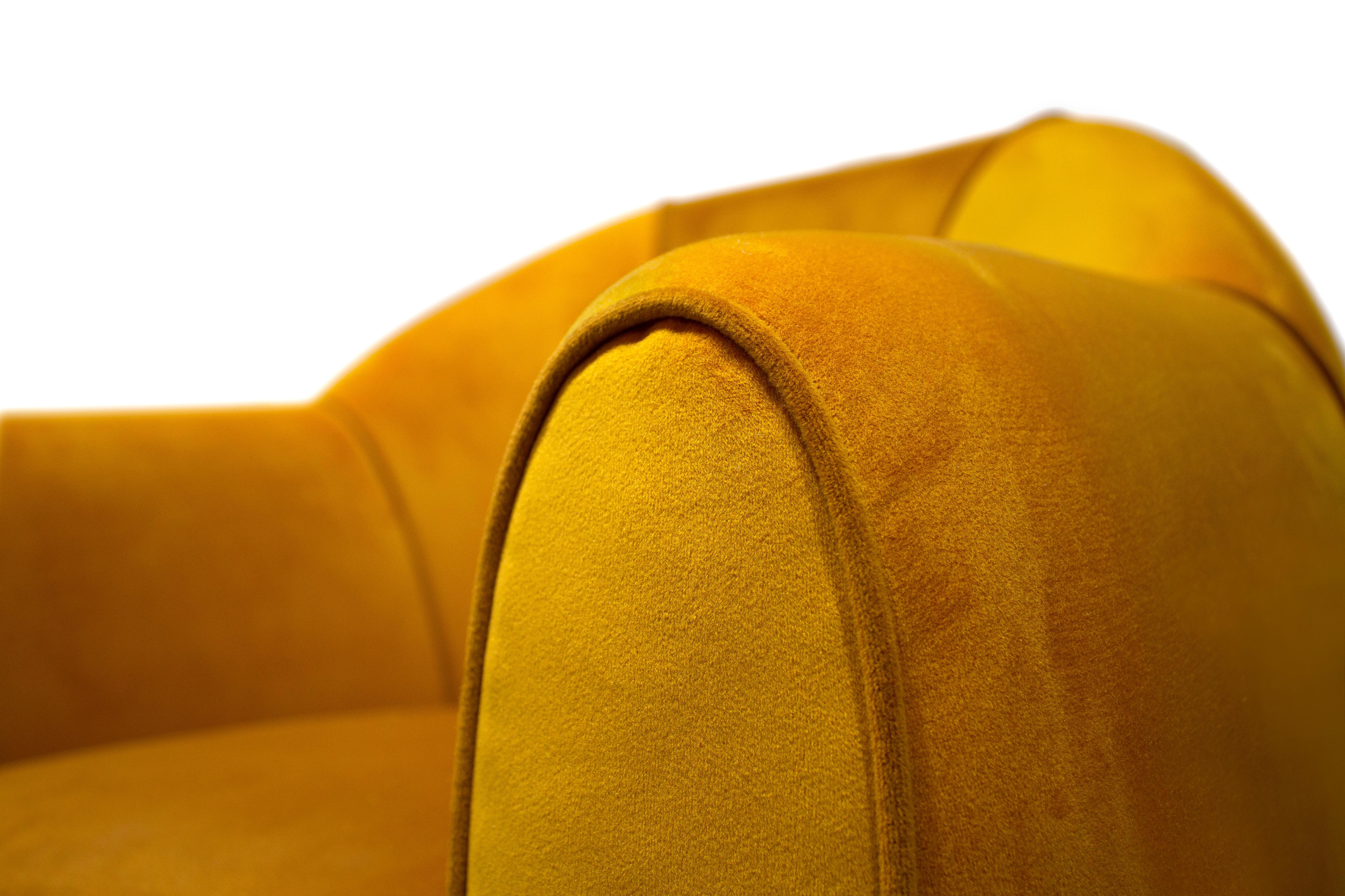 21st Century Viginti XX Dining Chair Cotton Velvet Made in Portugal by Malabar In New Condition For Sale In RIO TINTO, PT