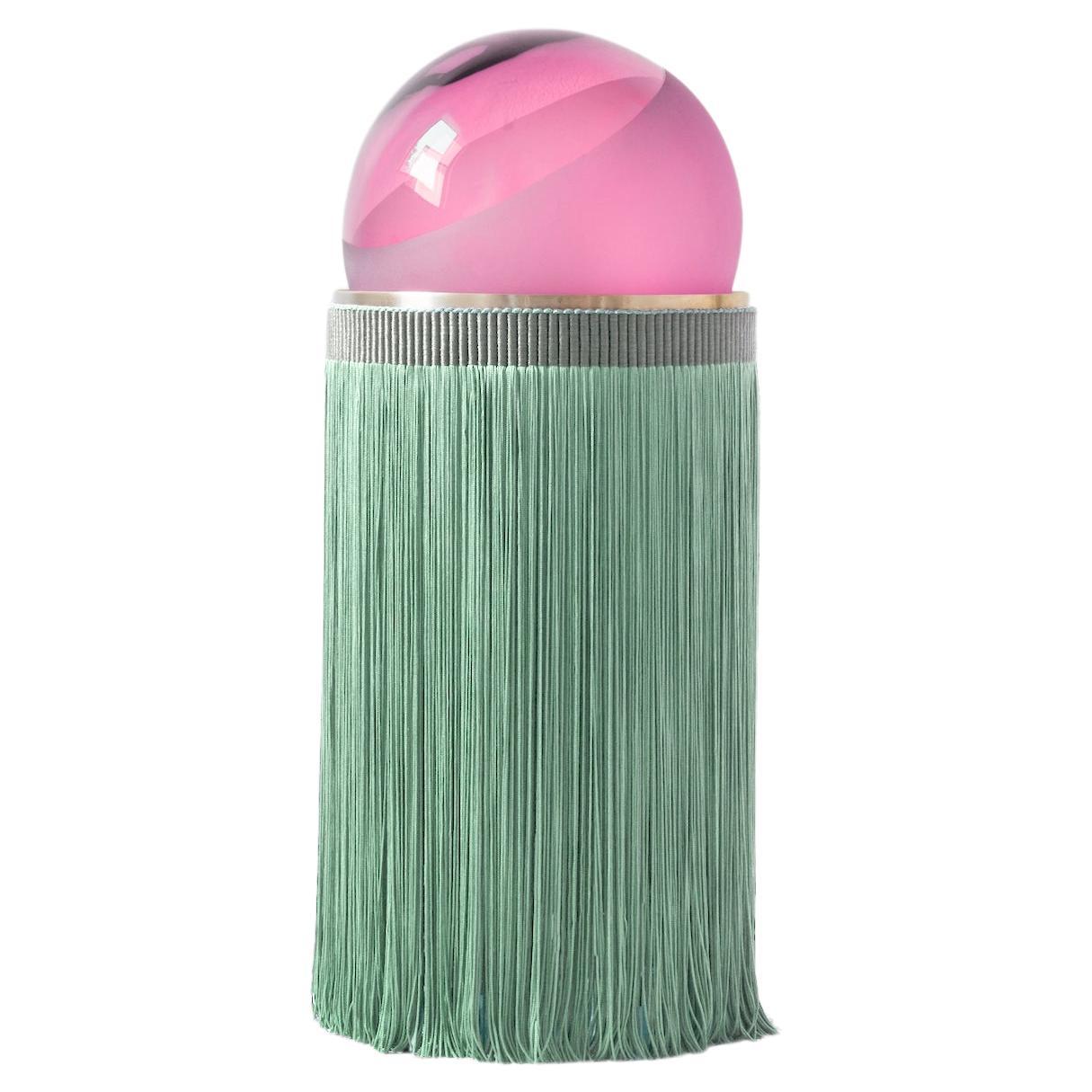 21° secolo VI+M Studio A Lampada Grande Vetro di Murano Tripolino Frange Vari Colori