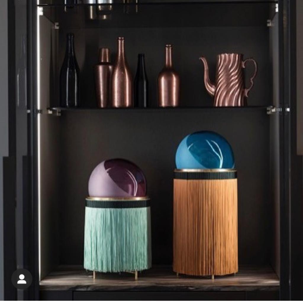 21e siècle VI+M Studio lampe moyenne en verre de Murano à franges Tripolino différentes couleurs en vente 6