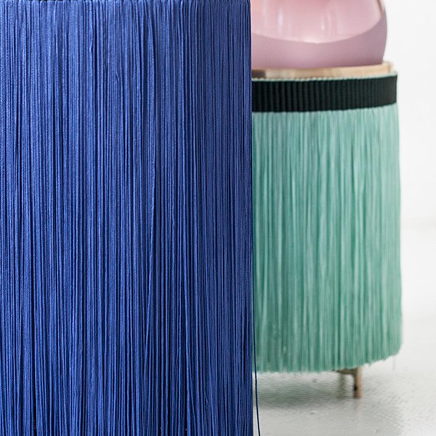 21. Jahrhundert VI+M Studio Medium Lampe aus Muranoglas, Tripolino-Fransen in verschiedenen Farben im Angebot 9