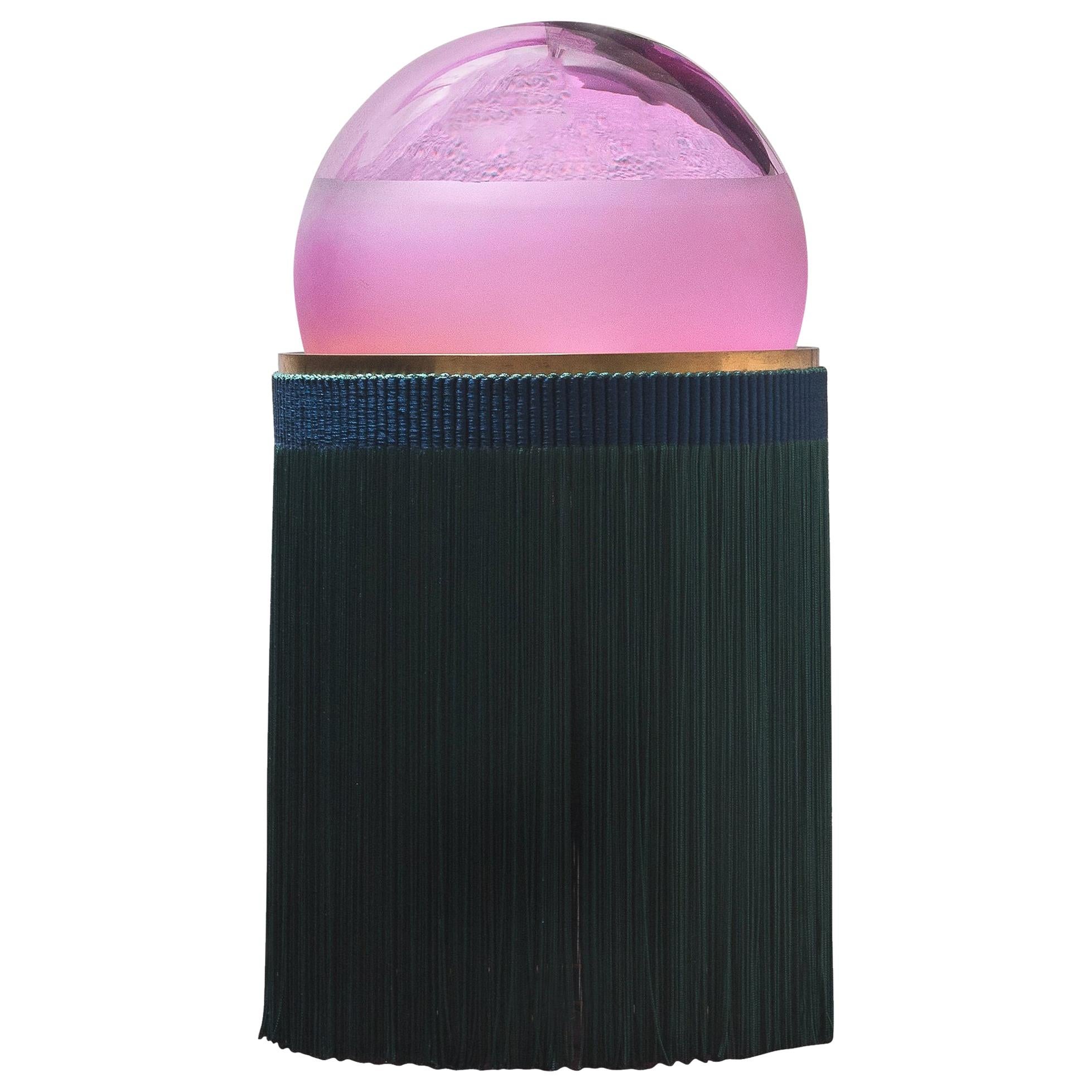 21st Century VI+M Studio Small Lamp Murano Glass Tripolino Fringe Various Colors For Sale