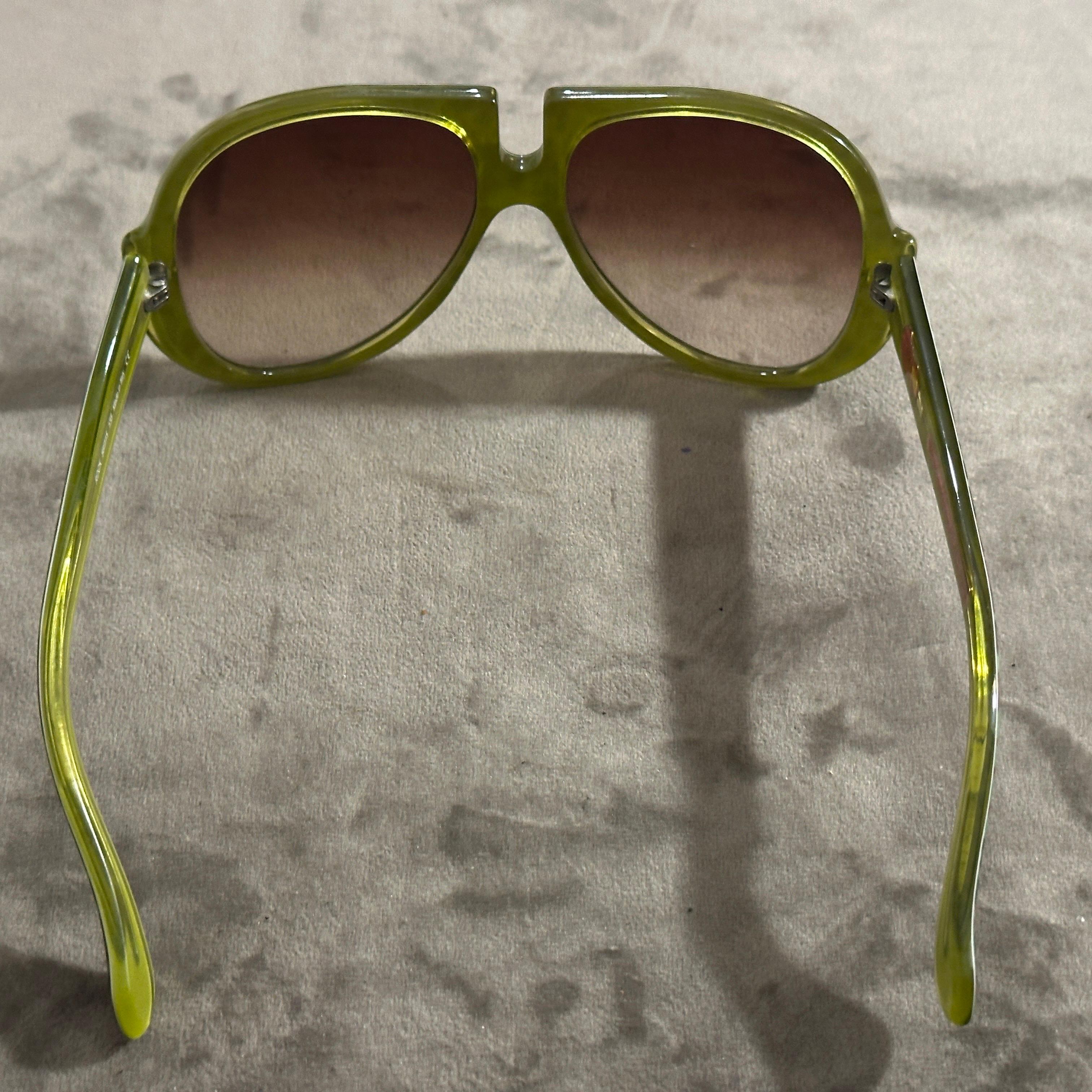 Übergroße italienische Vintage-Sonnenbrille des 21. Jahrhunderts von Patty Paillette Venedig im Zustand „Gut“ im Angebot in Aci Castello, IT