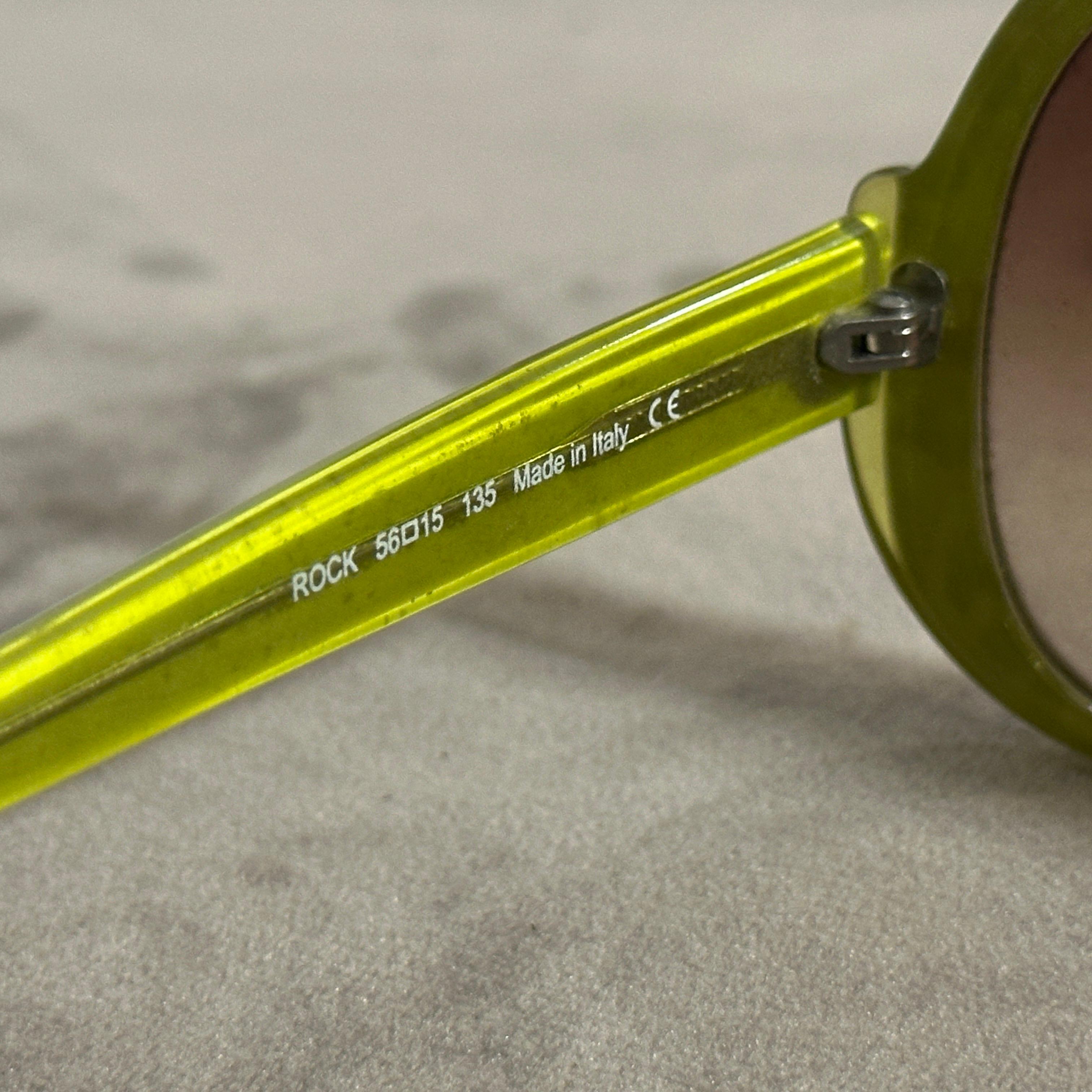 Übergroße italienische Vintage-Sonnenbrille des 21. Jahrhunderts von Patty Paillette Venedig im Angebot 3