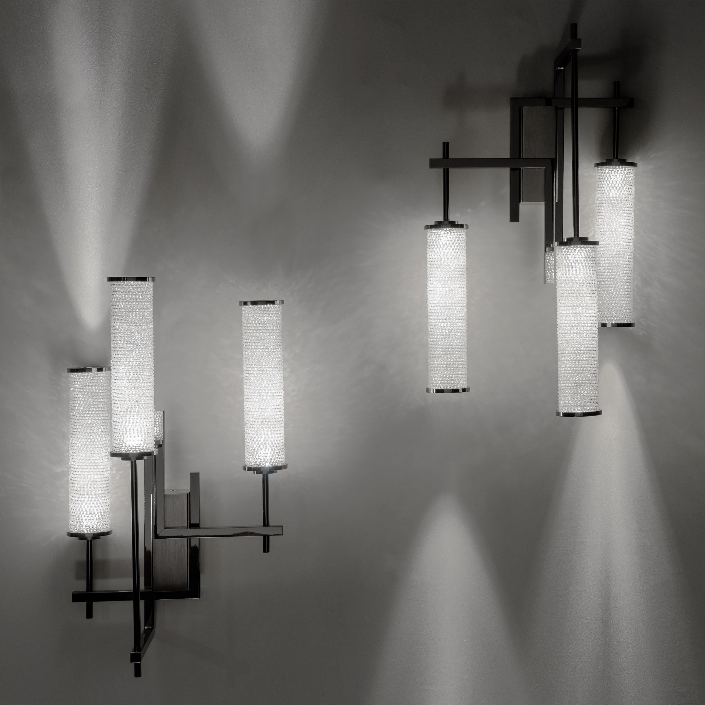 Aplique de Cristal Wabisabi 3 Luces Siglo XXI by Patrizia Garganti Italiano en venta