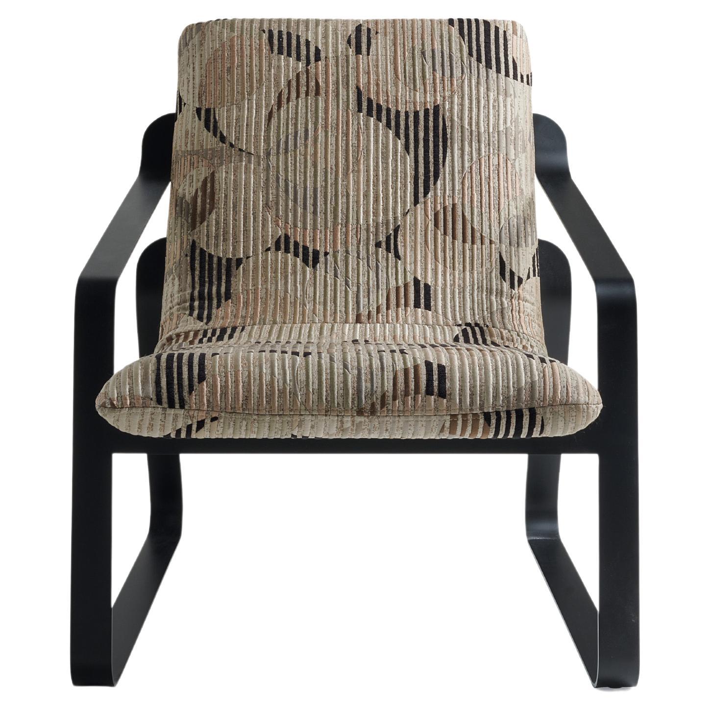 21st Century Wall Street Armchair in Fabric by Gianfranco Ferré Home